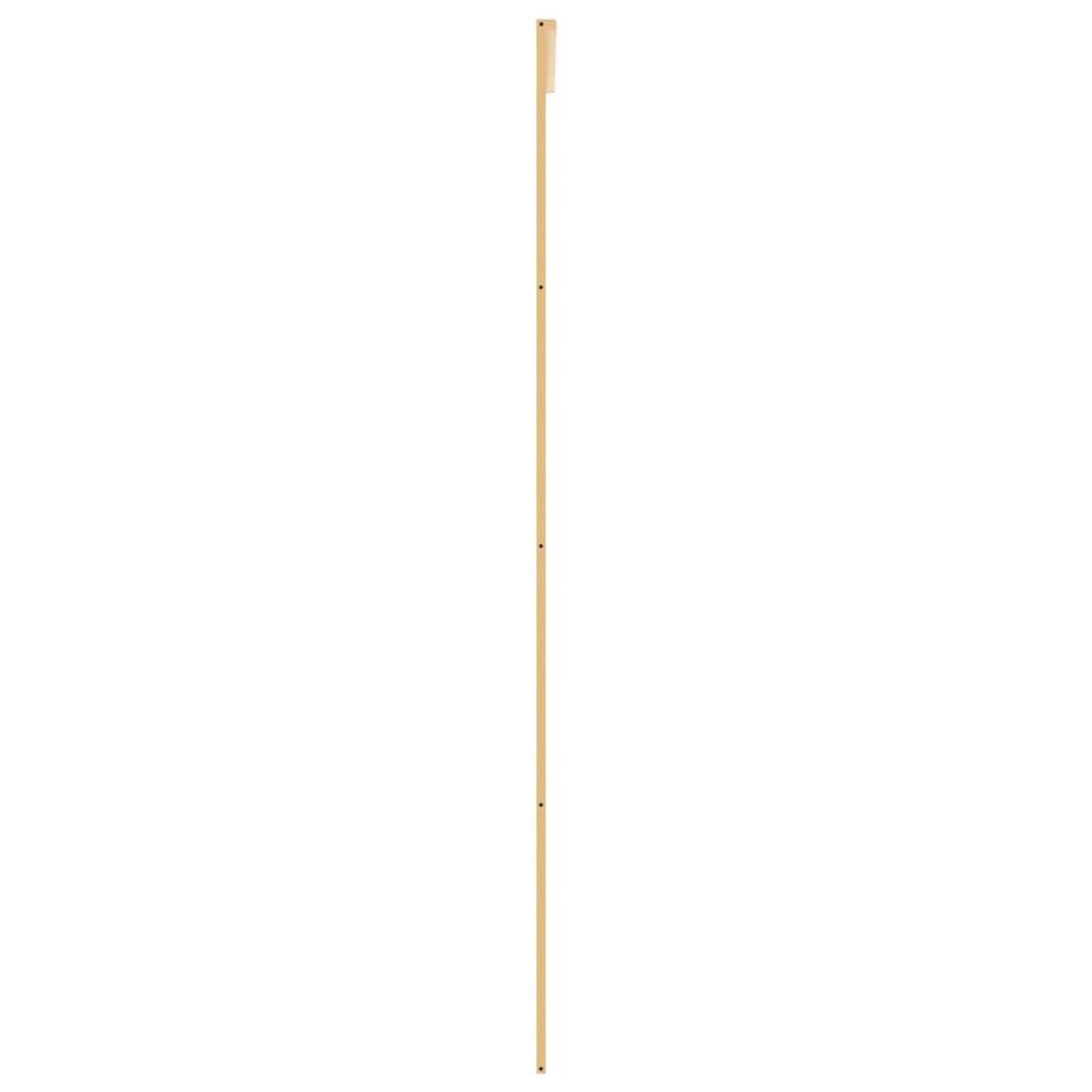 Voir la diapositive 5 : VIDAXL Porte coulissante dore 76x205 cm verre ESG depoli et aluminium