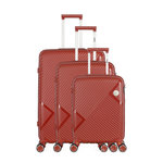 OBAGO OBAGO - Set de 3 Valises CASSIOPEE. Coloris disponibles : Orange, Rouge