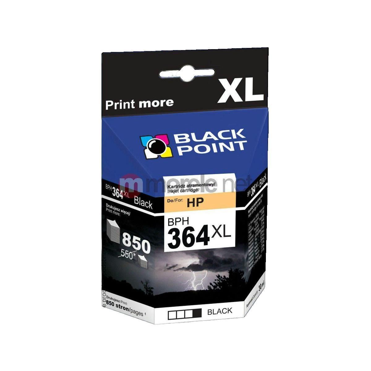 POINT Cartouche d'encre Black Point noire photo BPH364XLPBK