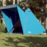 VIDAXL Tente familiale tipi 6 personnes bleu impermeable
