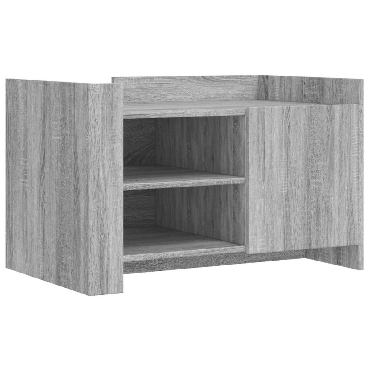 VIDAXL Table basse sonoma gris 80x50x50 cm Bois d'ingenierie