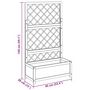 Voir la diapositive 6 : VIDAXL Lit sureleve avec treillis 85x38x150 cm Bois massif d'acacia