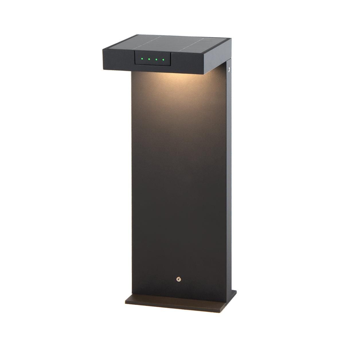 Lumisky Borne solaire ALA Noir Aluminium H40cm