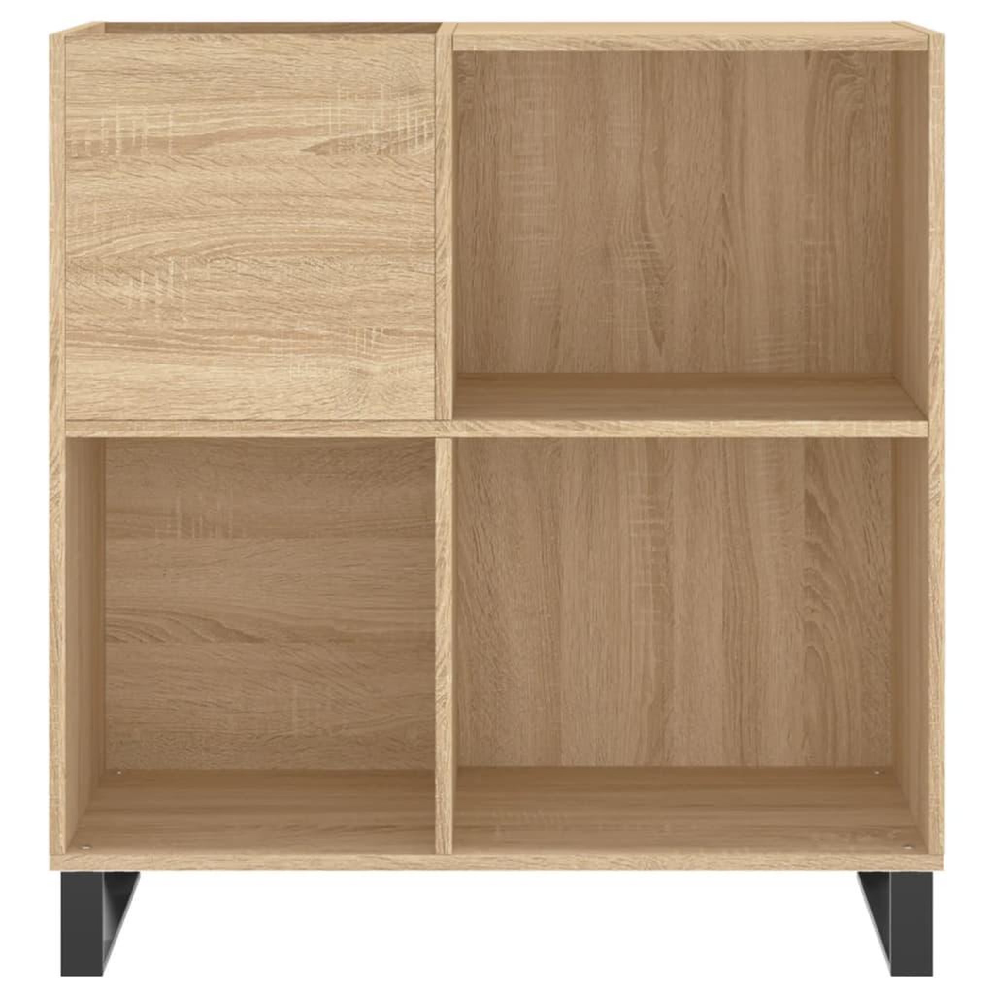 Voir la diapositive 4 : VIDAXL Armoire a disques chene sonoma 84,5x38x89 cm bois d'ingenierie