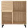 Voir la diapositive 4 : VIDAXL Armoire a disques chene sonoma 84,5x38x89 cm bois d'ingenierie