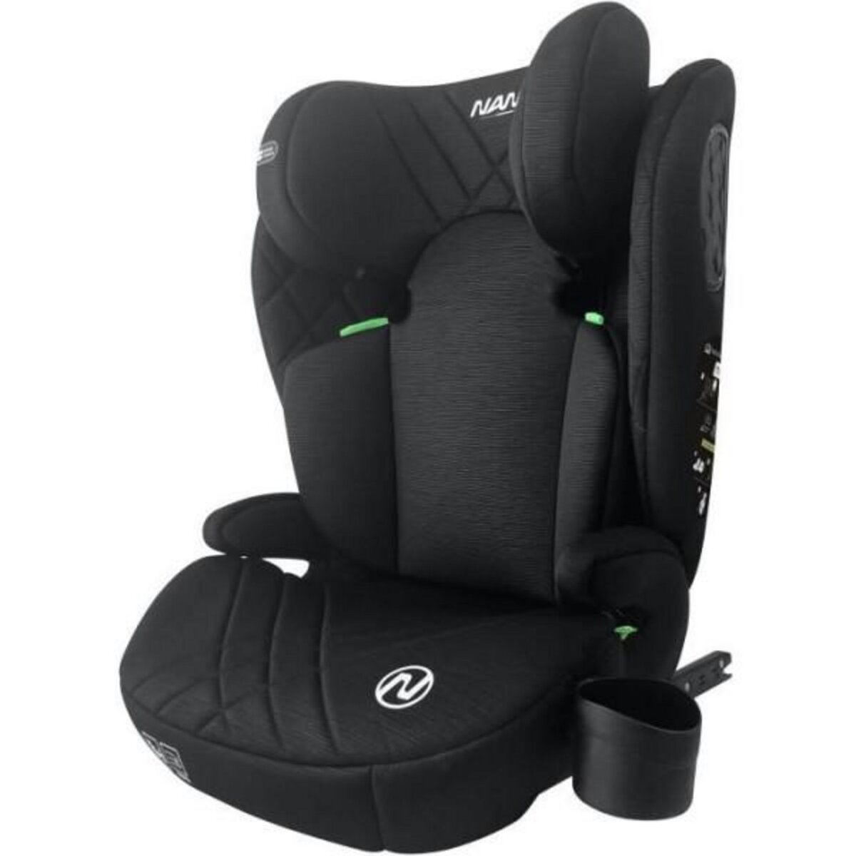 NANIA Siege Auto  isofix - NANIA - BARI - Groupe 2/3 - I-size - Noir