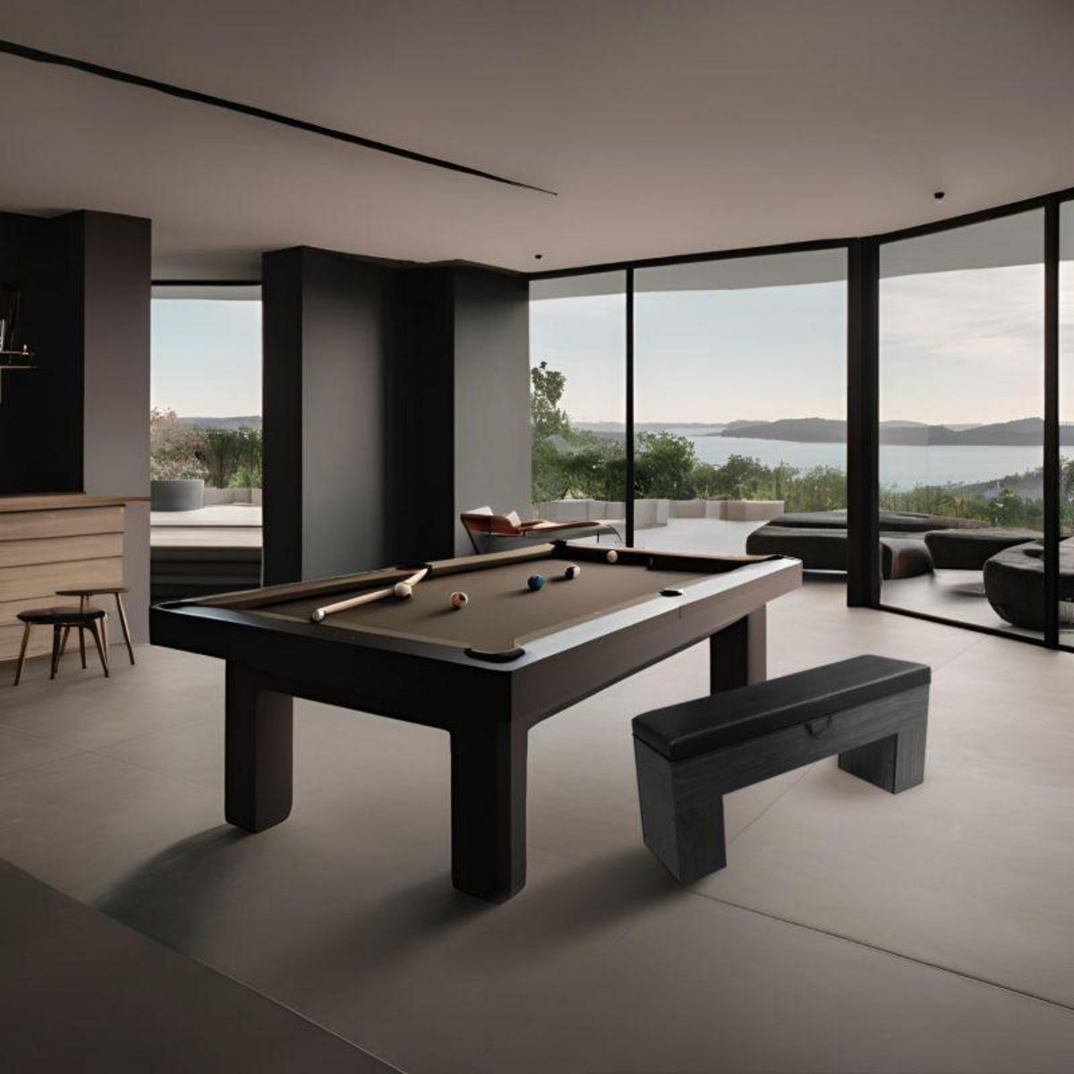 SOKKER Banc Bois avec rangement 113 x 32 cm avec coussin - Deluxe