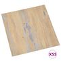Voir la diapositive 2 : VIDAXL Dalles de plancher autoadhesives 55 pcs PVC 5,11 m^2 marron