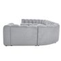Voir la diapositive 6 : LISA DESIGN Debbie - canapé modulable panoramique d'angle gauche 7 places en tissu texturé