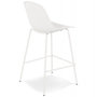 Voir la diapositive 4 : Paris Prix Tabouret de Bar Design  Braddock  96cm Blanc