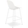 Voir la diapositive 4 : Paris Prix Tabouret de Bar Design  Braddock  96cm Blanc