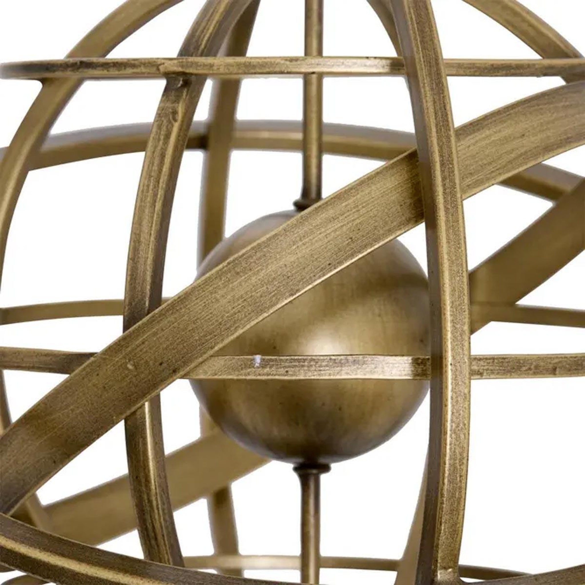 Voir la diapositive 2 : ATMOSPHERA Globe déco en métal  sia  34cm doré