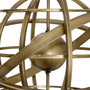 Voir la diapositive 2 : ATMOSPHERA Globe Déco en Métal  Sia  34cm Doré