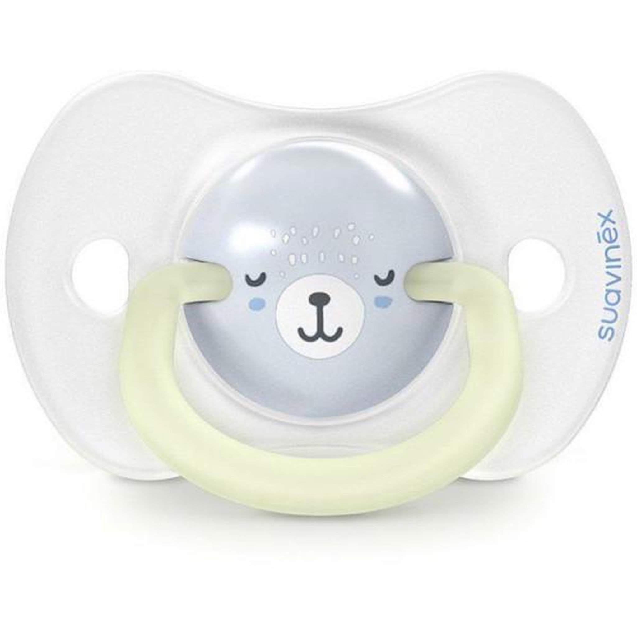 Voir la diapositive 3 : Suavinex Lot de 2 sucettes symétriques - SUAVINEX - Night&Day Wild&Free - SX Pro - 0 a 6 mois - Bleu