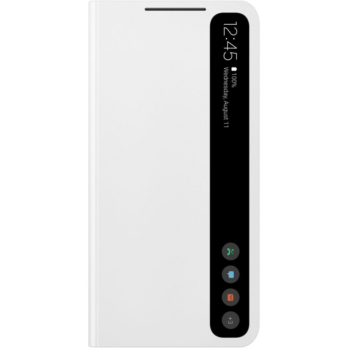 Samsung Etui S21 FE Clear View Cover blanc