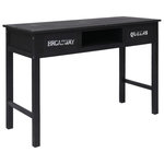 VIDAXL Table console Noir 110x45x76 cm Bois