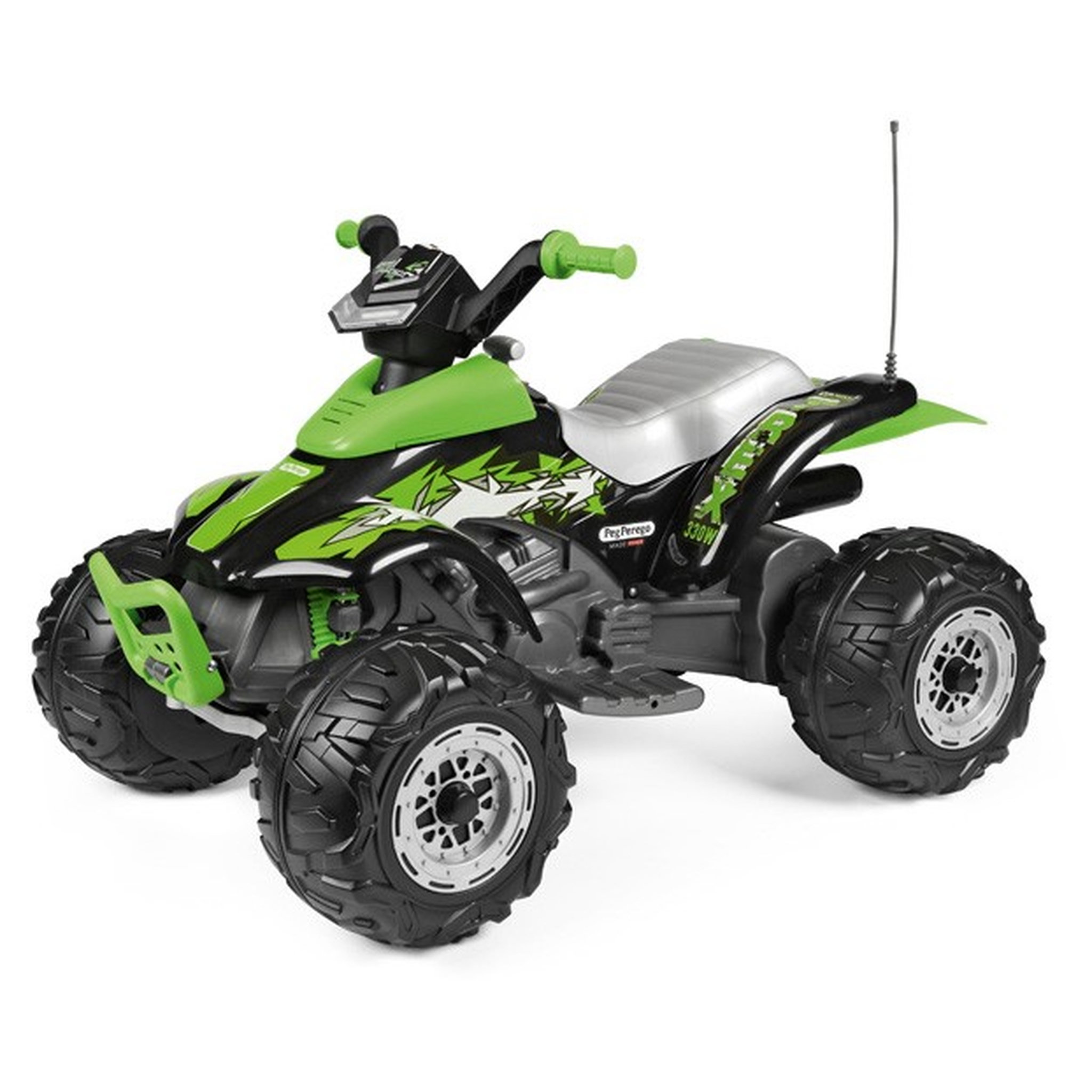 Voir la diapositive 1 : PEG PEREGO Quad électrique T REX 330W vert