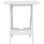 Voir la diapositive 3 : VIDAXL Table pliable de jardin 45,5x38,5x50 cm Blanc