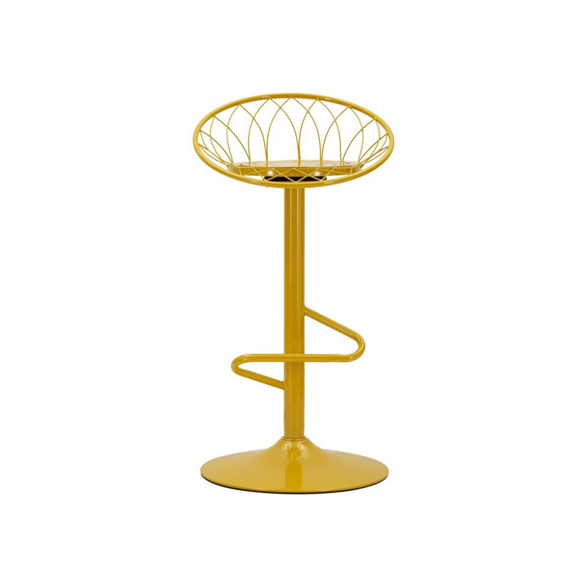 Voir la diapositive 5 : Paris Prix Tabouret de bar en métal  clox  92cm moutarde