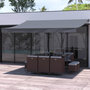 Voir la diapositive 6 : CONCEPT USINE Store banne manuel 4 x 3 m gris ADRO