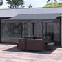 Voir la diapositive 6 : CONCEPT USINE Store banne manuel 4 x 3 m gris ADRO