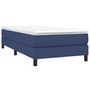 Voir la diapositive 3 : VIDAXL Sommier a lattes de lit avec matelas Bleu 80x200 cm Tissu