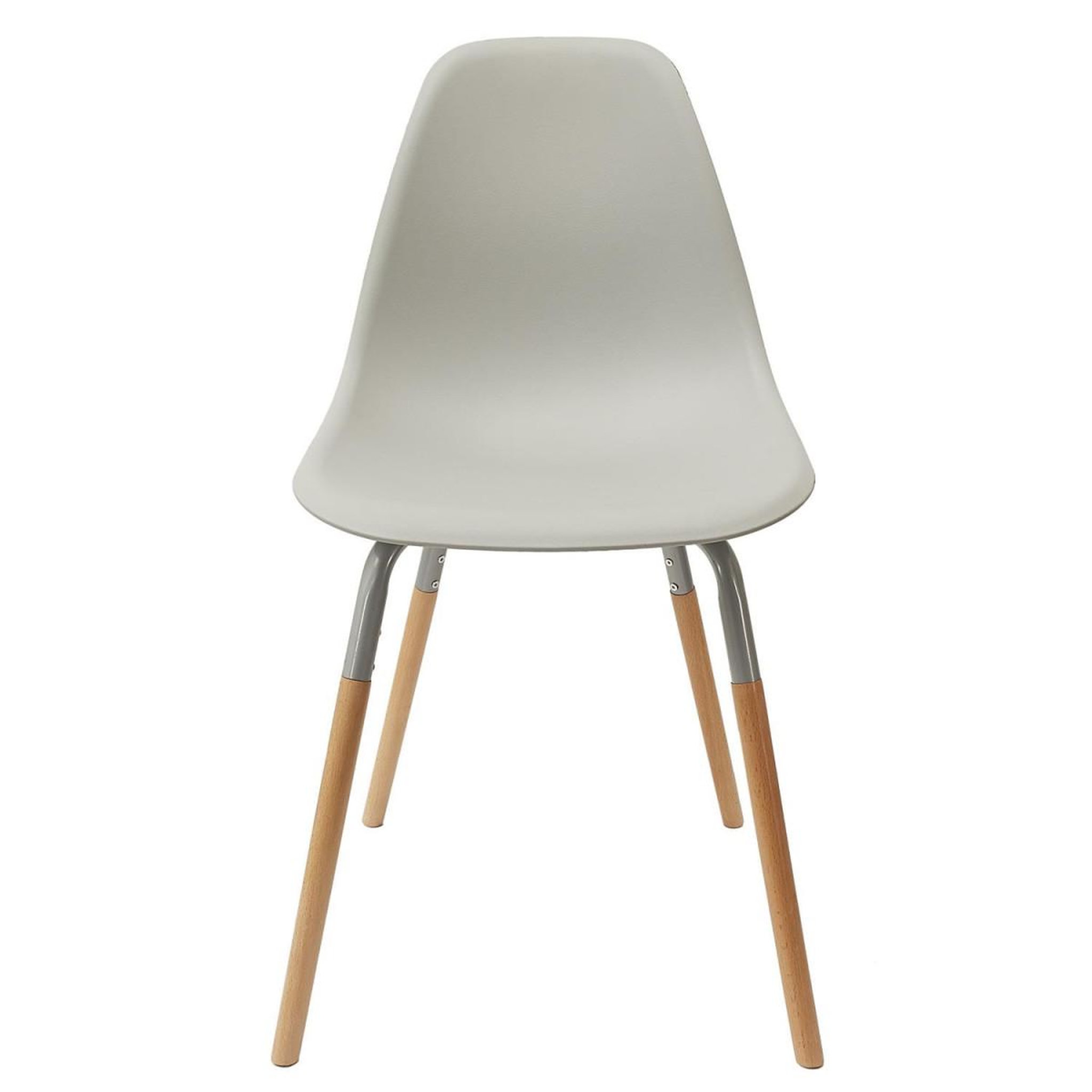 Voir la diapositive 3 : The Home Deco Factory Lot de 4 chaises scandinaves  phénix  81cm gris
