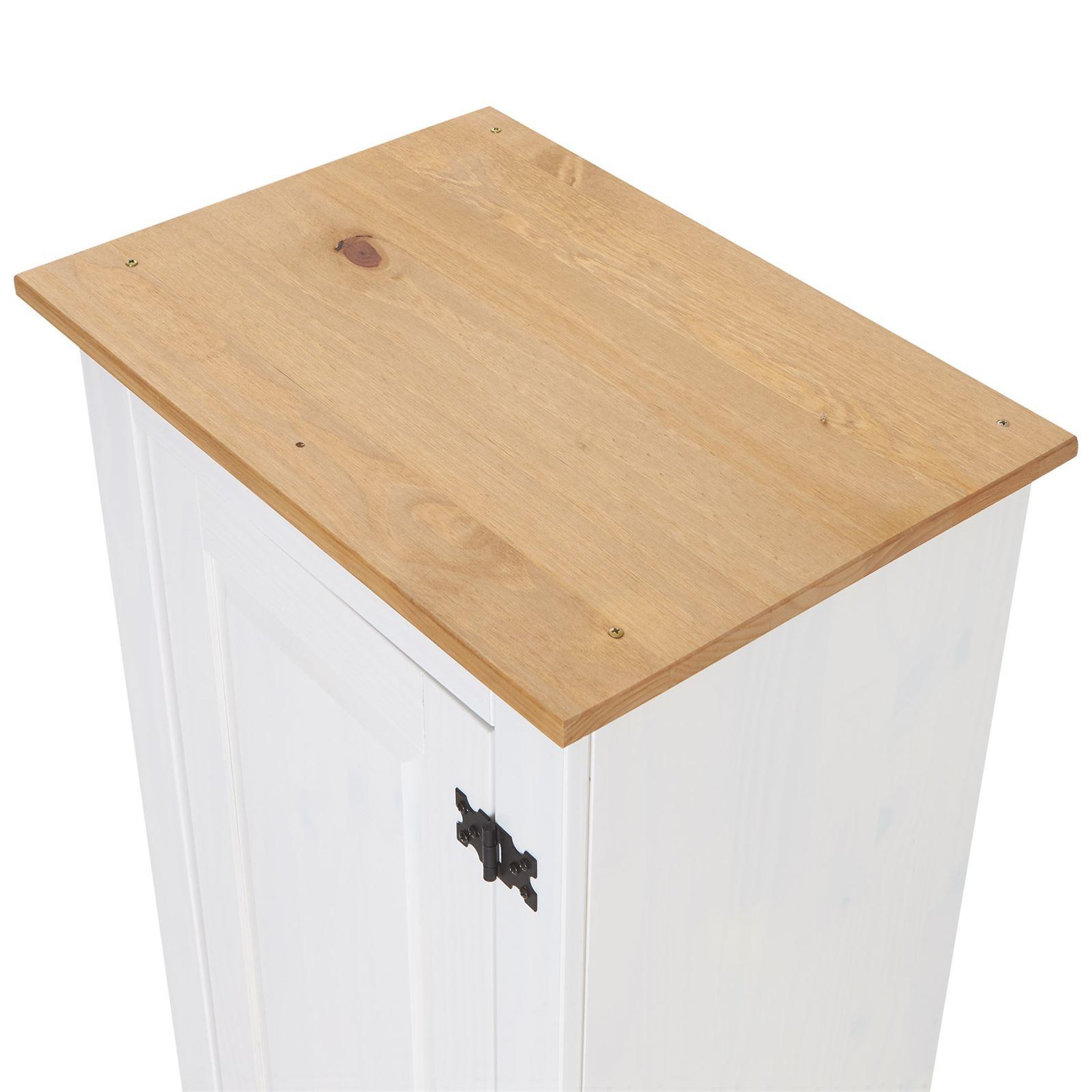 Voir la diapositive 5 : IDIMEX Armoire TEQUILA avec 1 porte et 2 tiroirs, en pin massif