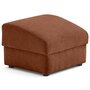 Voir la diapositive 1 : LISA DESIGN Bastille - pouf en tissu velours relief