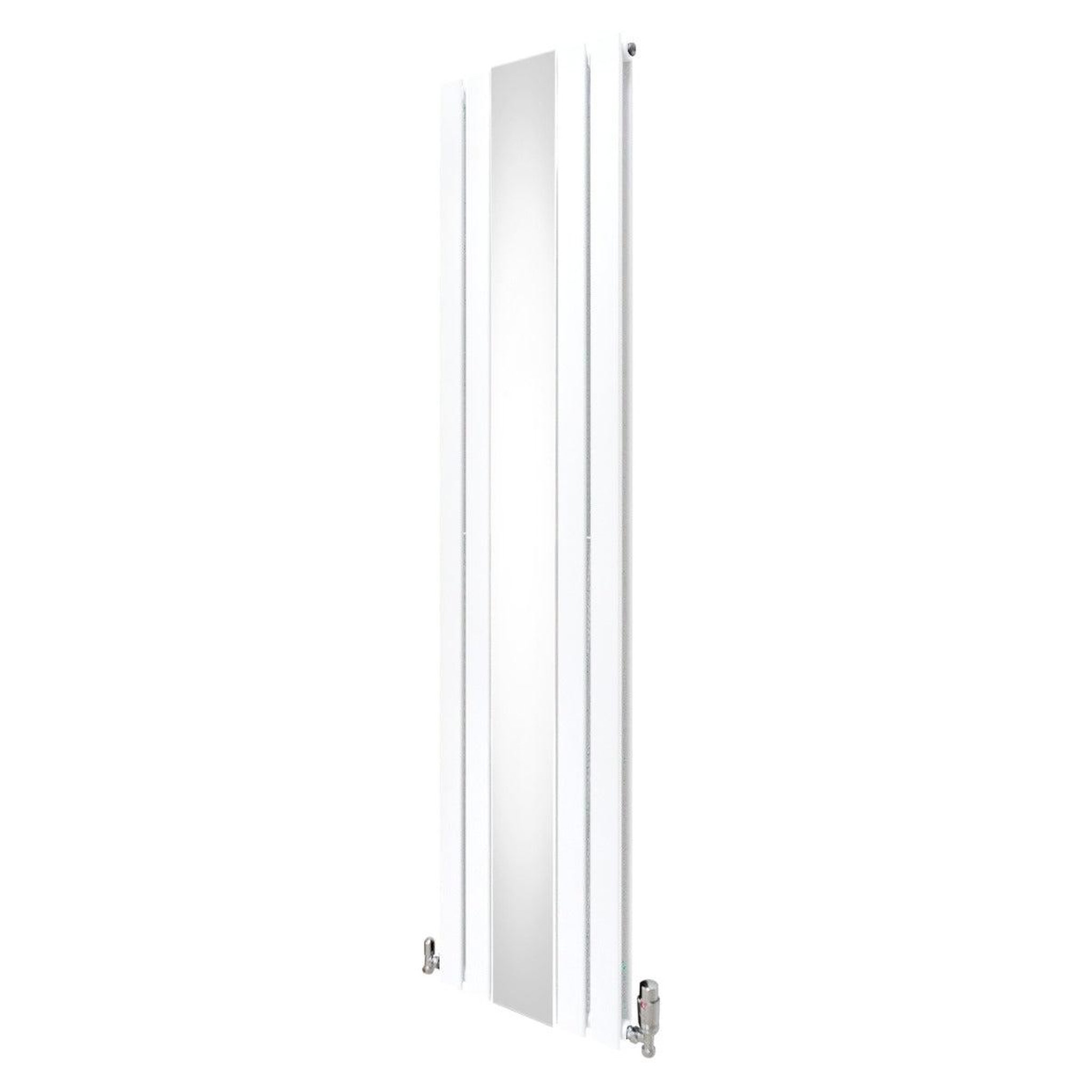 Voir la diapositive 1 : MONSTERSHOP Radiateur plat à miroir & vannes, 2 panneaux - 1800 x 425 mm