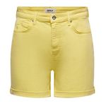 Only Short  Femme Only Vega. Coloris disponibles : Jaune