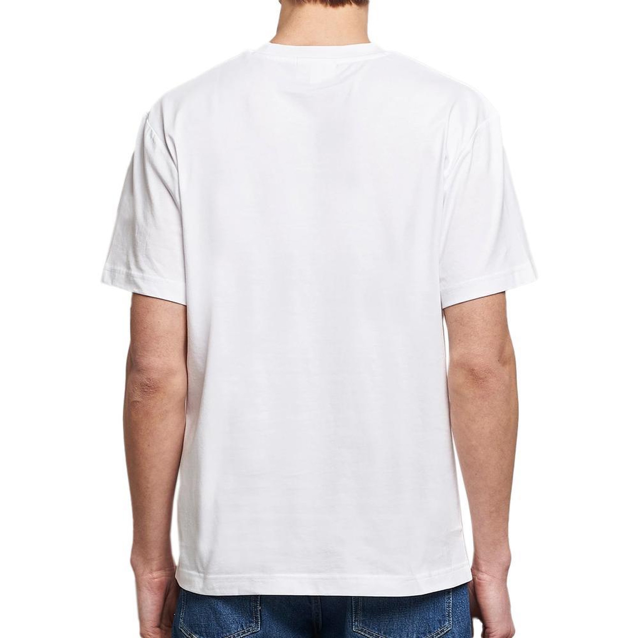 Voir la diapositive 2 : Lacoste T-shirt Blanc Homme Lacoste  Klassiek