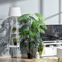 Voir la diapositive 2 : OUTSUNNY Palmier artificiel hauteur 1,7 m arbre artificiel tronc branches lichen grandes feuilles grand réalisme pot inclus