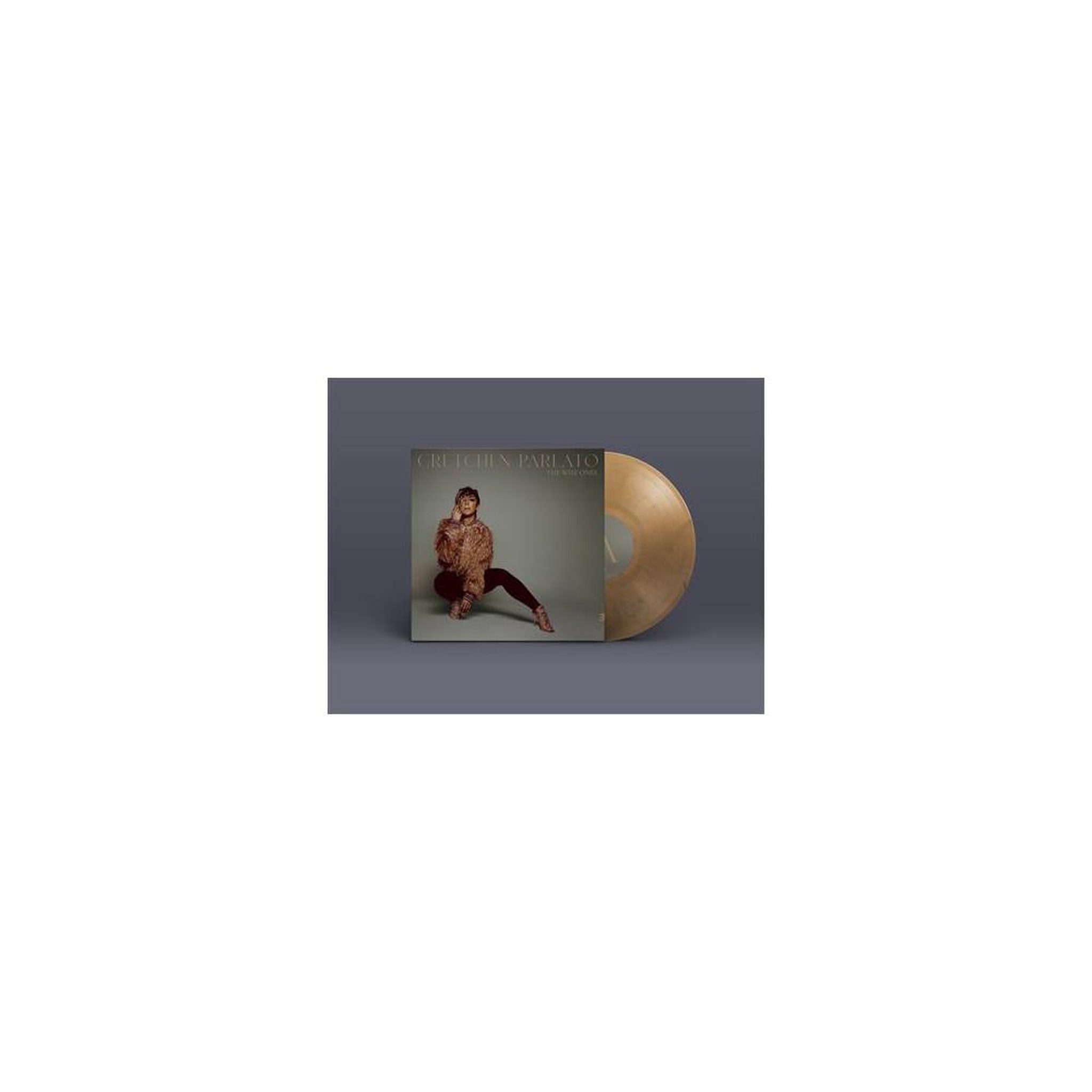 Vinyle “the wise ones” pochette gatefold doré/bronze, visuel gris anthracite à graphismes ton sur or