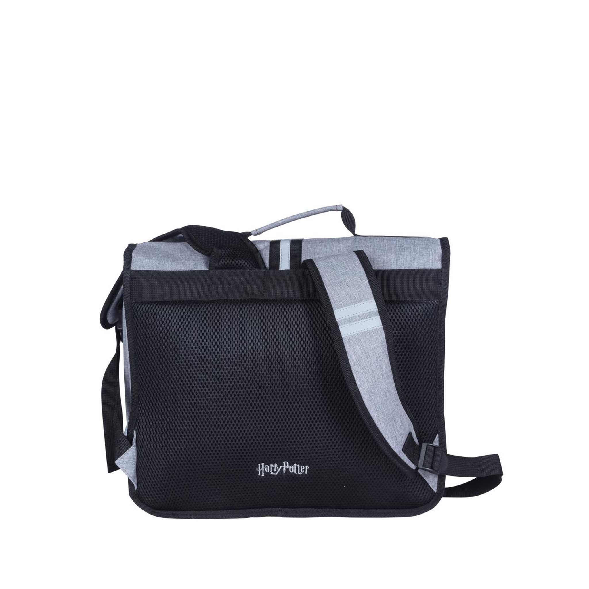 Voir la diapositive 2 : Bagtrotter Harry Potter - Cartable scolaire 38 cm University - Gris - 2 compartiments