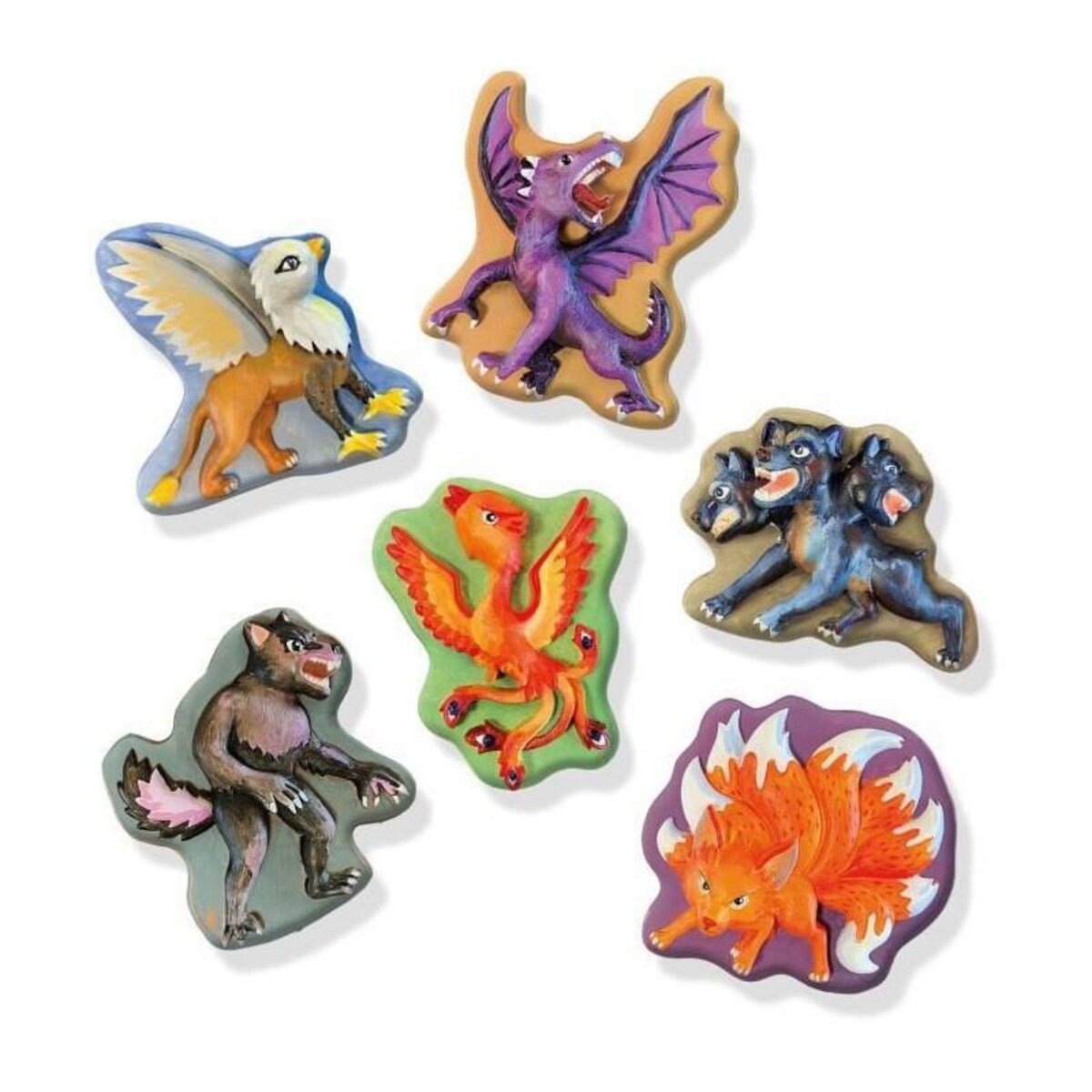 SES Creative Moulage et peinture - Créatures mythiques - Loisirs créatifs - SES CREATIVE - Mouler et peindre des figures mythiques.