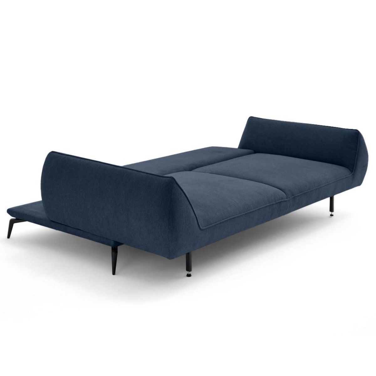 LISA DESIGN Arica - canapé droit 3 places convertible en tissu texturé