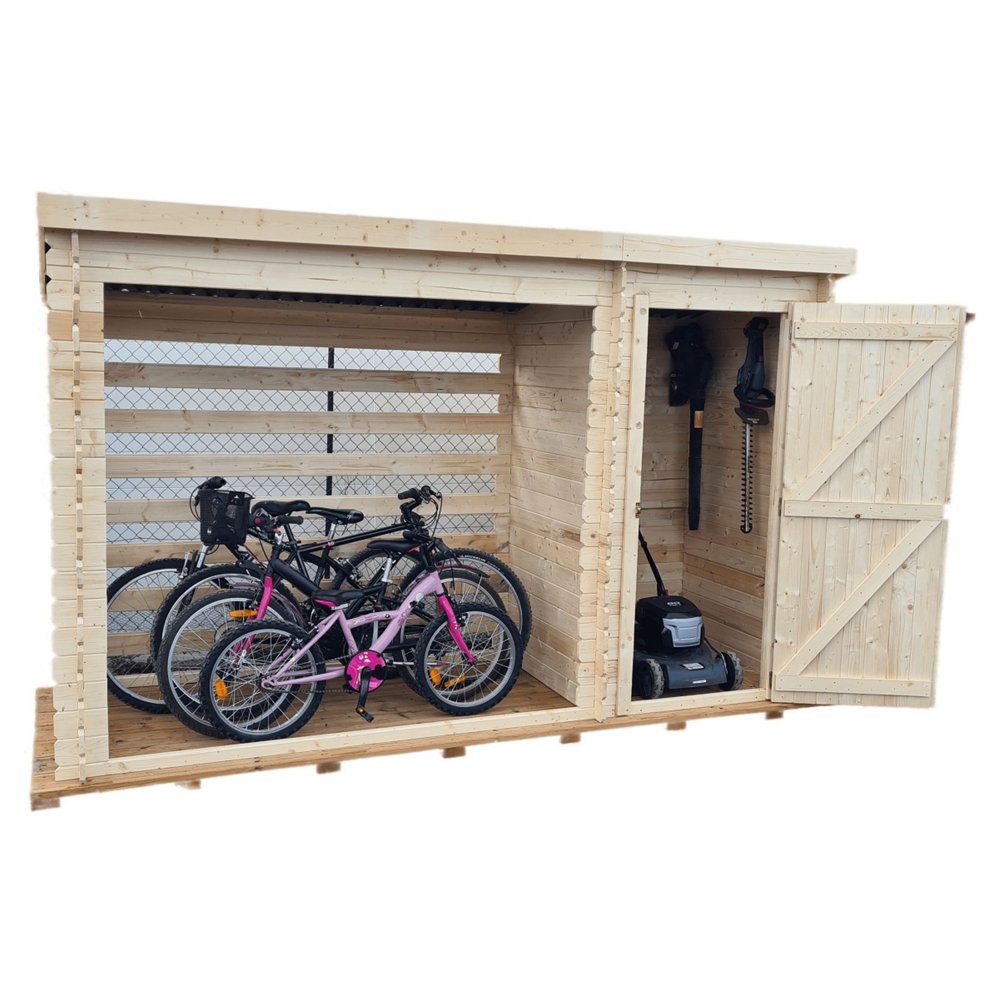 Habrita Abri de jardin bois - Monopente - 4m²