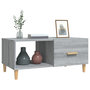 Voir la diapositive 5 : VIDAXL Table basse sonoma gris 89,5x50x40 cm bois d'ingenierie