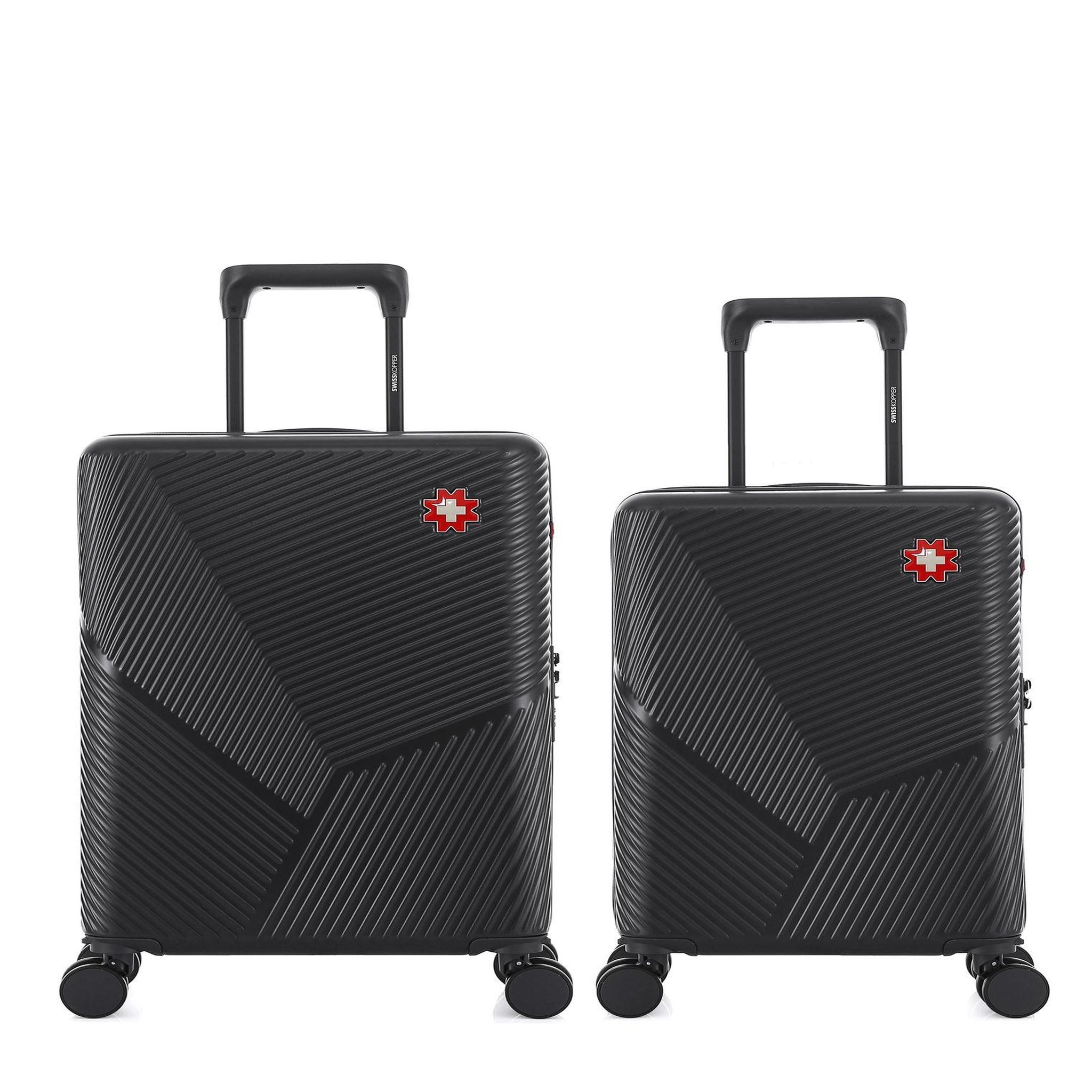SWISS KOPPER Lot de 2 Valises Rigides Cabine et Cabine XS FRIBOURG