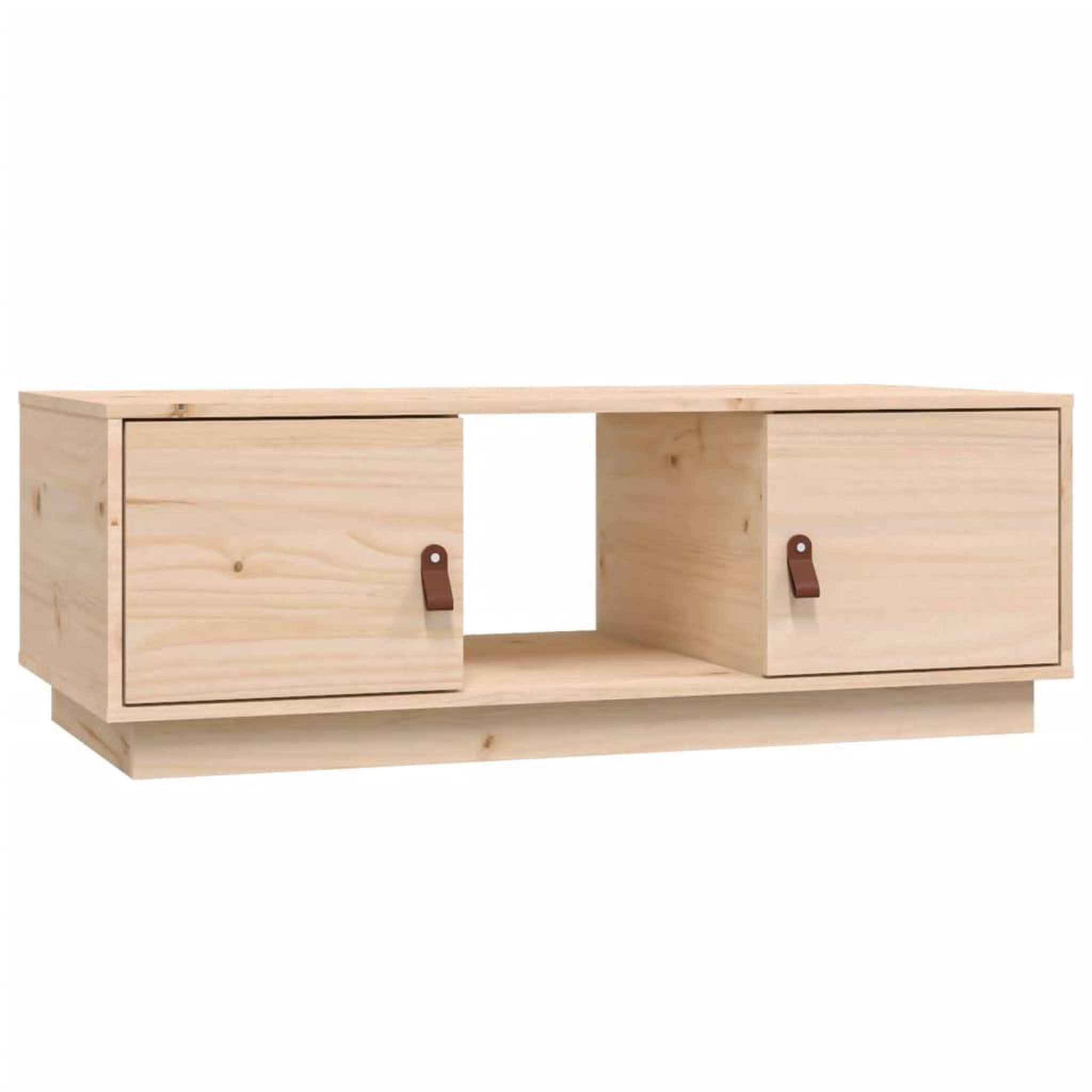 Voir la diapositive 2 : VIDAXL Table basse 100x50x35 cm Bois massif de pin