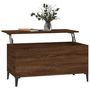 Voir la diapositive 5 : VIDAXL Table basse Chene marron 90x44,5x45 cm Bois d'ingenierie
