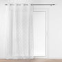 Voir la diapositive 1 : Paris Prix Rideau Voilage à Œillets  Felicia  140x240cm Argent