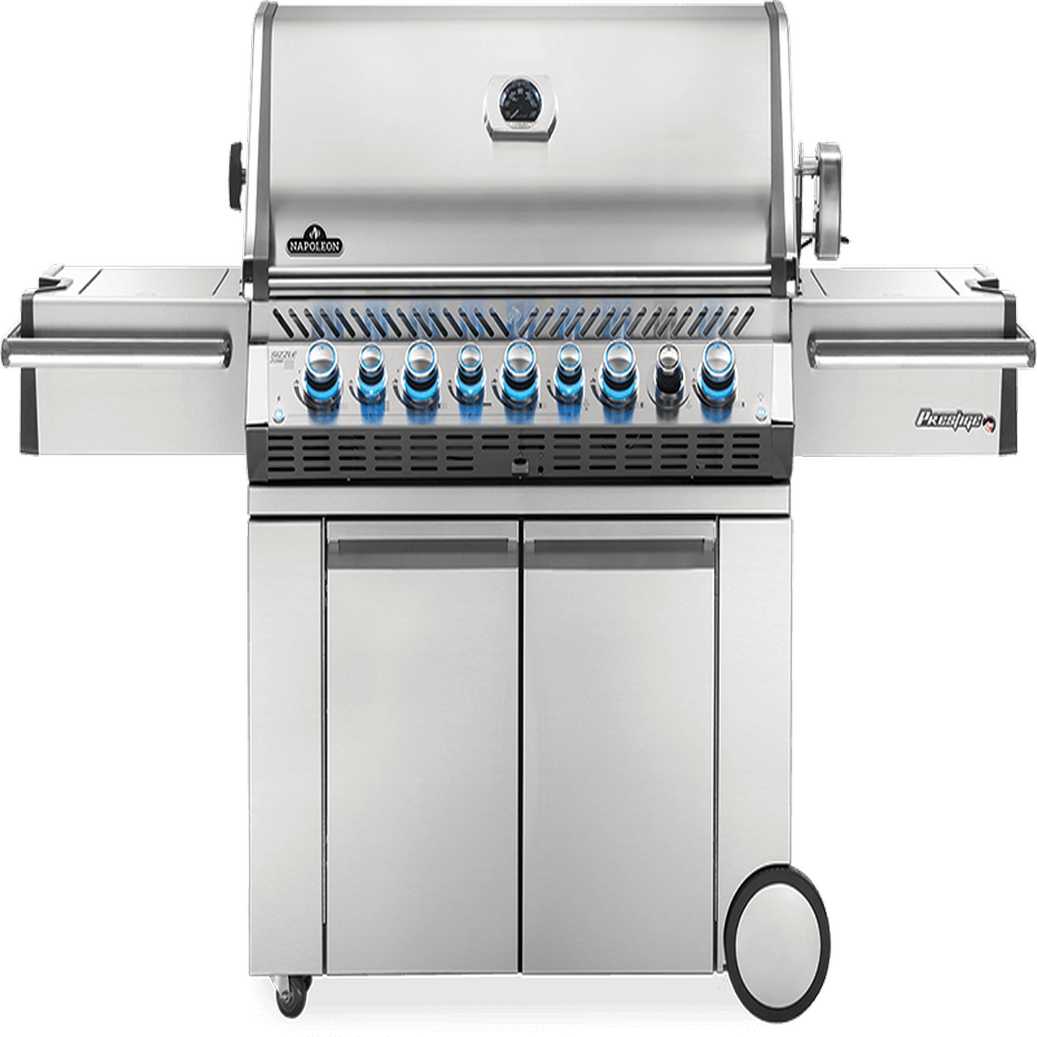 Voir la diapositive 5 : NAPOLEON Barbecue à gaz Prestige Pro 665 SIB inox 5 brûleurs + Sizzle Zone + brûleur arrière + fumoir - Napoleon