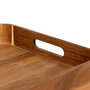 Voir la diapositive 2 : FIVE Plateau de Service en Bois  Acacia  40cm Marron