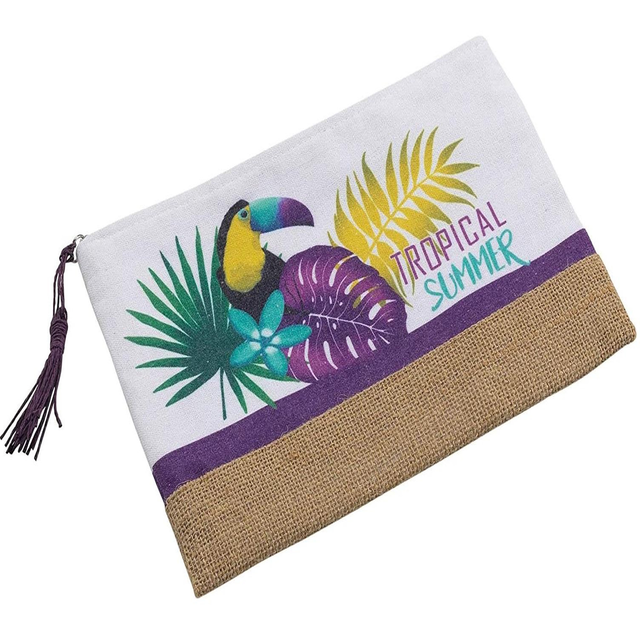 Eden Pochette en jute hawaina design et moderne