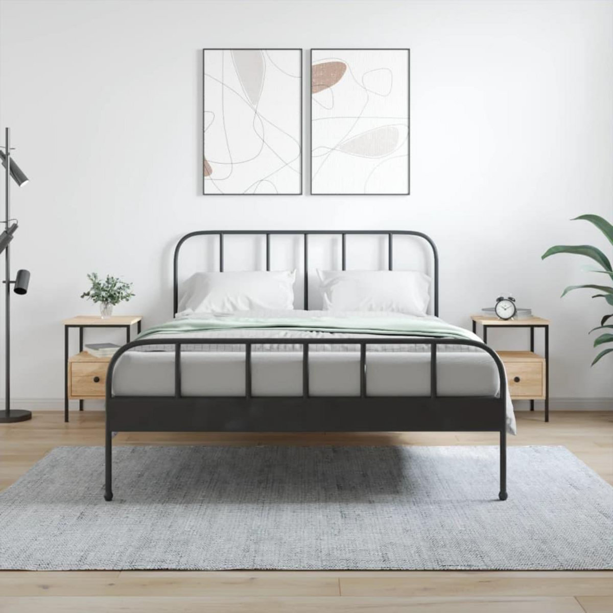 VIDAXL Tables de chevet 2 pcs chene sonoma 34x36x50 cm bois ingenierie