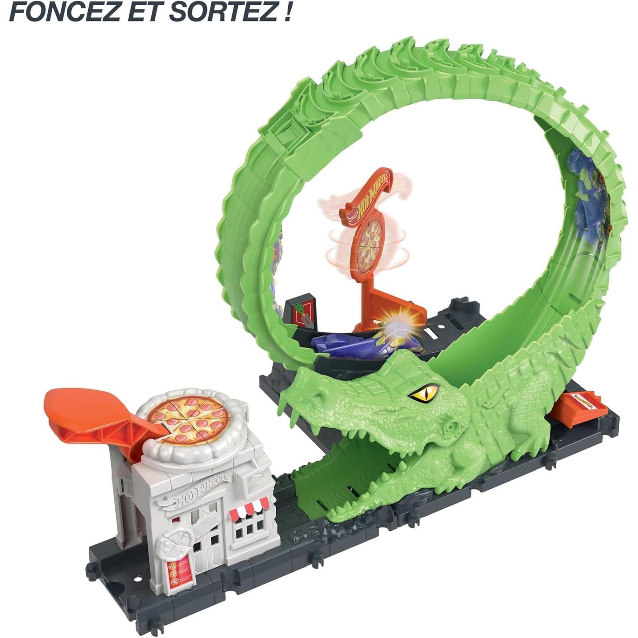 Voir la diapositive 4 : Hot Wheels Circuit de course Hot Wheels avec loopings et spirales