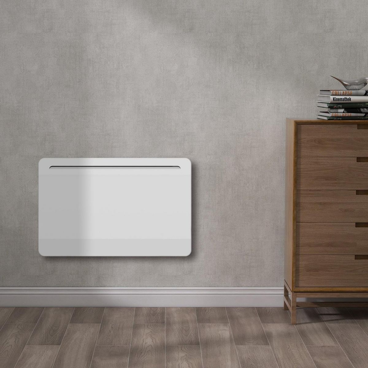 KALIA Radiateur électrique à inertie céramique 1500w blanc - bat-ht15pmg