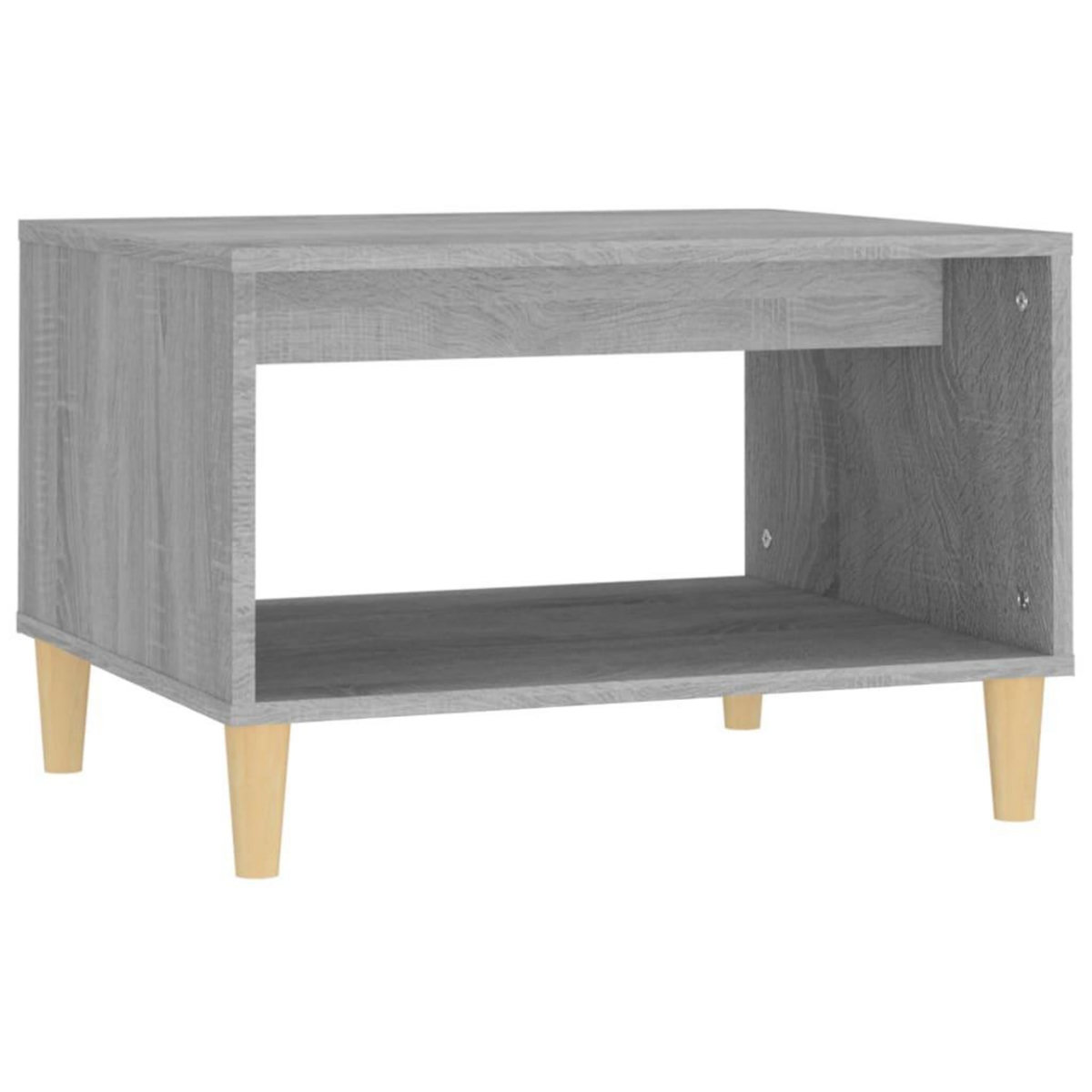 VIDAXL Table basse Sonoma gris 60x50x40 cm Bois d'ingenierie